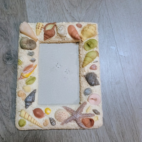 The Unbranded Brand Other - Beach Sand Seashell Coastal Vacation Picture Frame 3 X 5